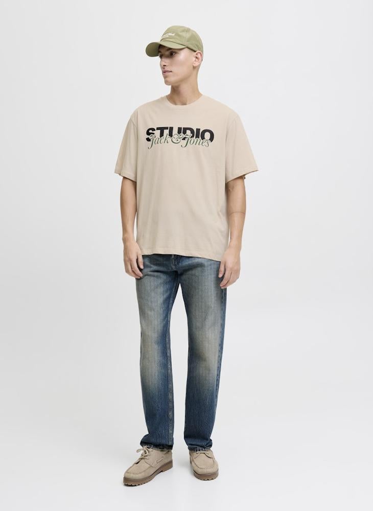 جاك اند جونز تيشيرت جي جي يوكي بياقة مستديرة - Image 4
