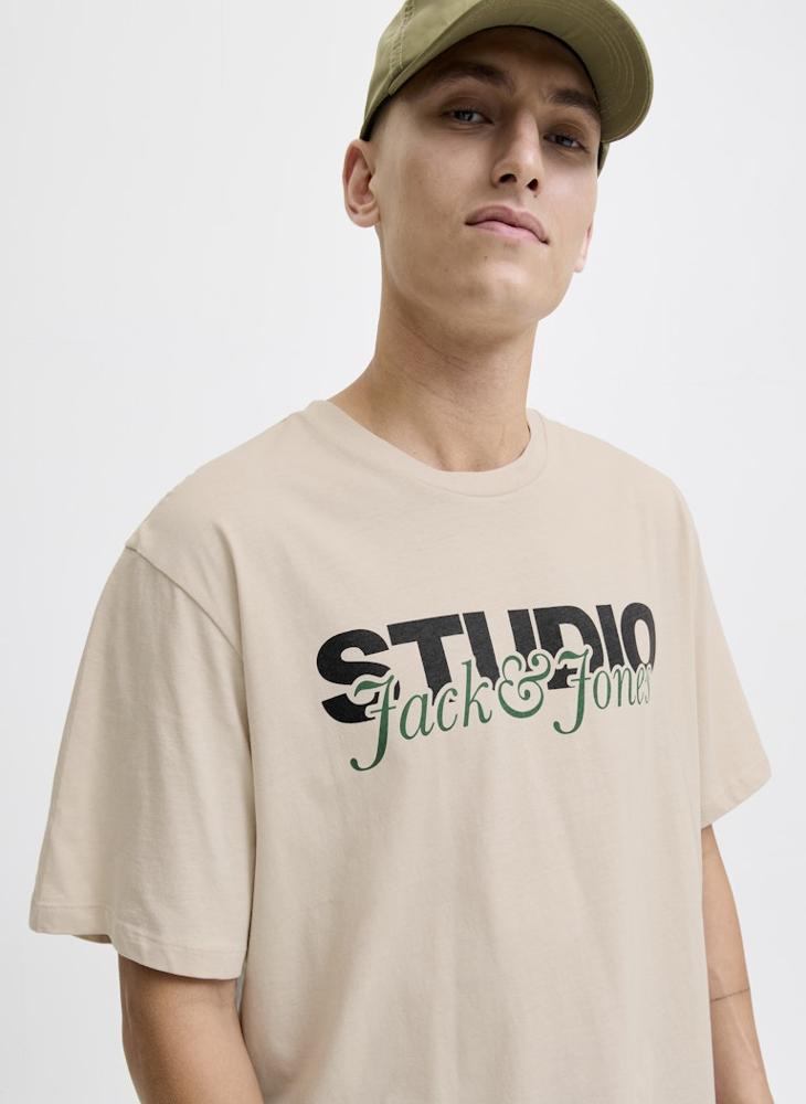 جاك اند جونز تيشيرت جي جي يوكي بياقة مستديرة - Image 3