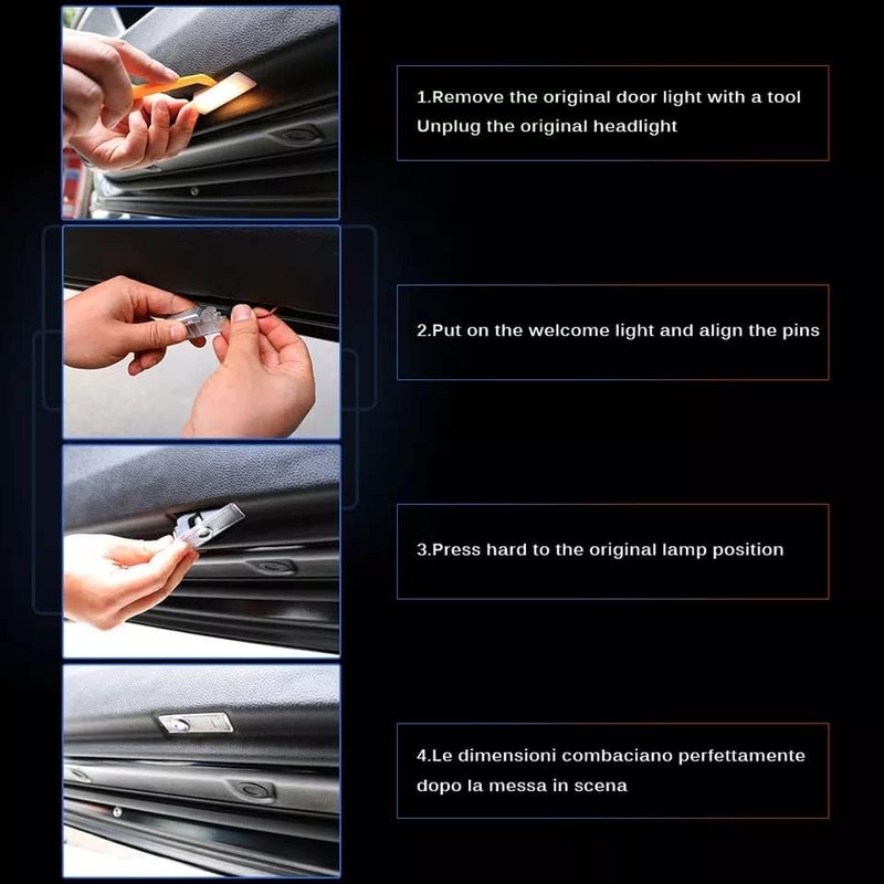 Roadstar Welcome light PRADO Logo Projector Lamp For Toyota Car Door Light - Image 4