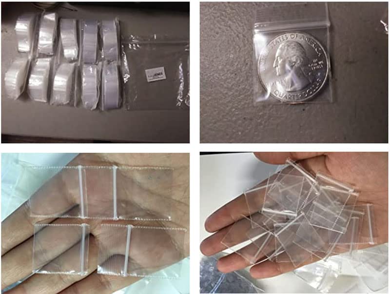 iMBAPrice 2000 - (1'' x 1'') Clear Reclosable Zipper Bags, Total 2000 Bags - Image 5