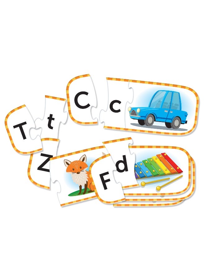 Learning Resources بطاقات أحجية الأبجدية الكبيرة والصغيرة (مجموعة 52 قطعة، للأعمار 4+) - Image 3