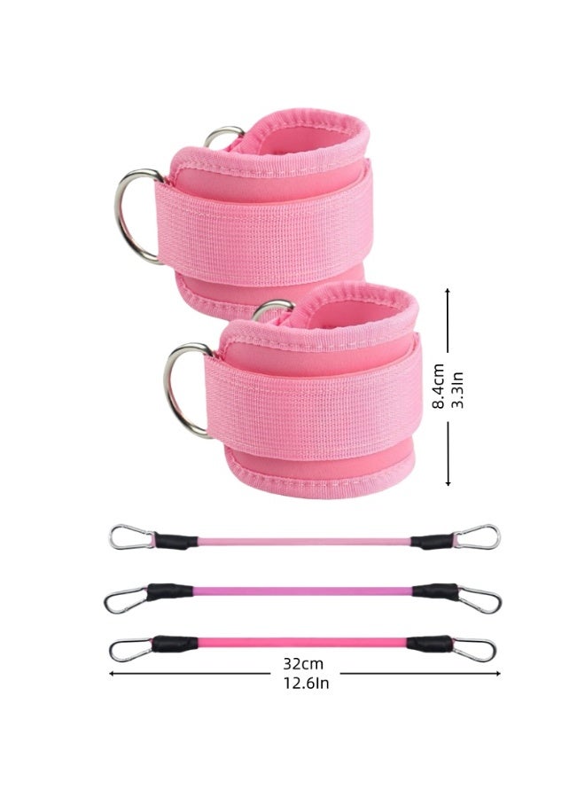 Zesen Ankle Resistance Bands with Cuffs, Perfect for Home Workouts and Fitness Training, Resistance Bands for Leg Training Exercise Equipment, Kickbacks Hip Gluteus Training Exercises - Image 2