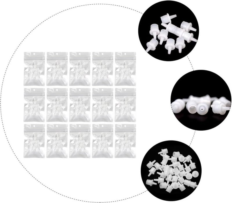 Homoyoyo 100 Pcs Eyelash Glue Bottle Plug Refillable Glue Extender Tips Anti-blocking Replacement Nozzle for Grafting Lash Extensions Home Use - Image 2