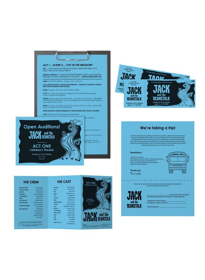 Neenah Astrobrights 30% Recycled Bright Color Paper 8 1/2In X 11In 24 Lb Fsc Certified Lunar Blue Ream Of 500 Sheets 21528 - Image 5