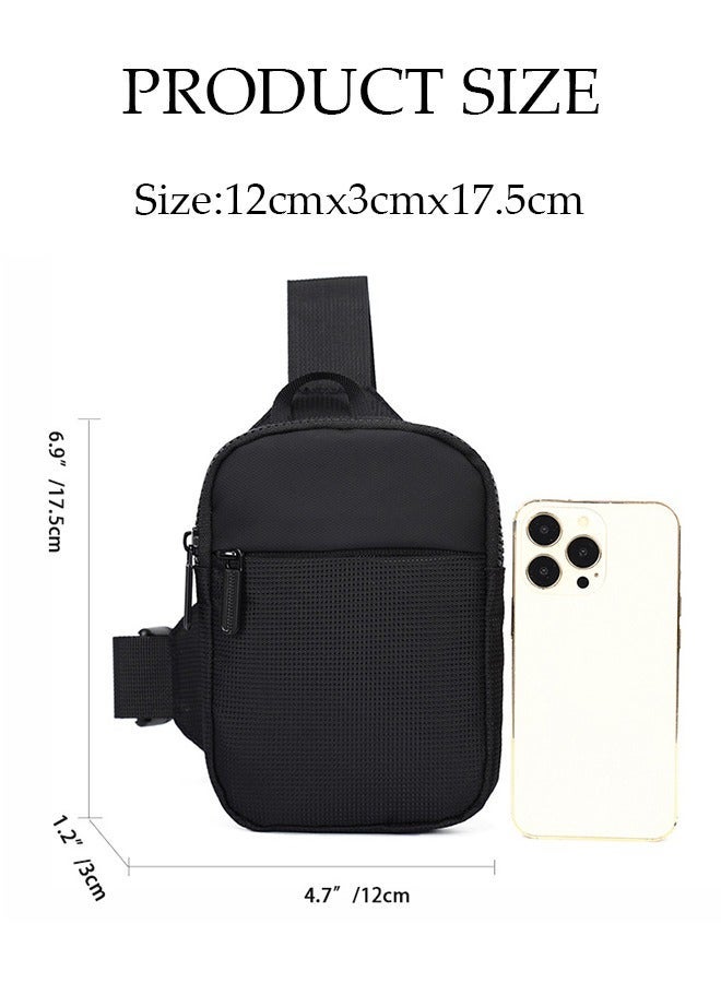 DUNISO Crossbody Bag for Men and Women Waterproof Sling Bag Travel Passport Wallet Bag for Cell Phone, Small Chest Bag Multipurpose Daypack for Sports,Travel - Image 2