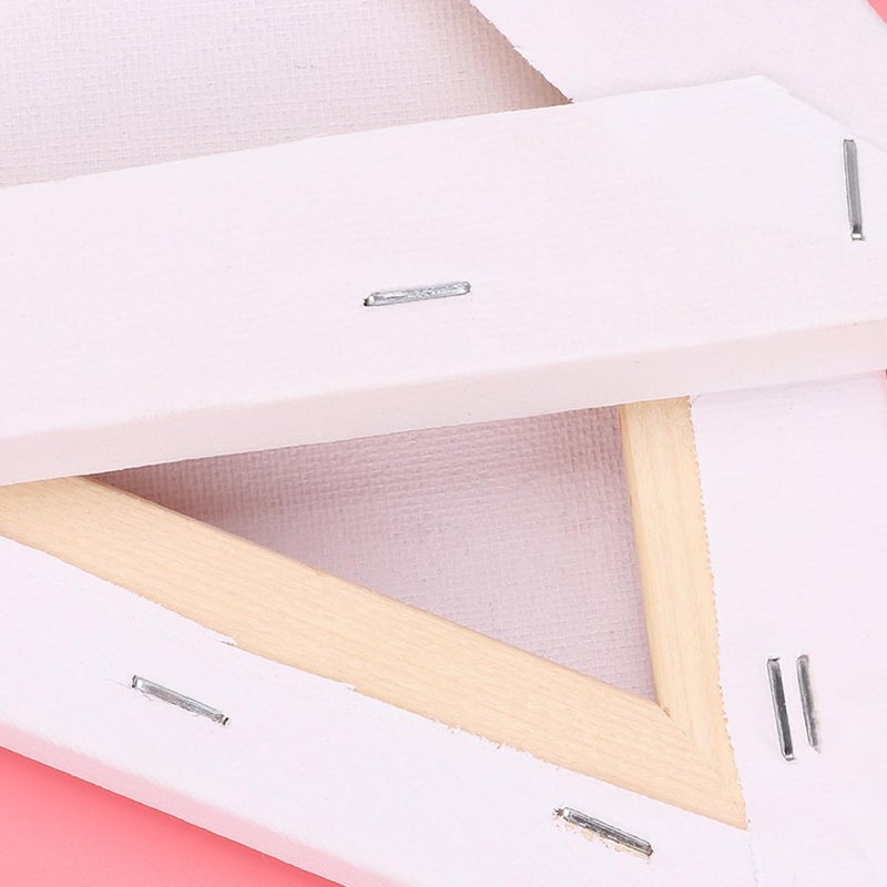 FUOYLOO Irregular Triangle Canvas Panels Cotton Painting Boards for Oil and Acrylic Painting Sturdy Drawing Board Suitable for Students and Hobbyists - Image 3