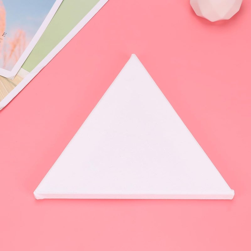 FUOYLOO Irregular Triangle Canvas Panels Cotton Painting Boards for Oil and Acrylic Painting Sturdy Drawing Board Suitable for Students and Hobbyists - Image 4
