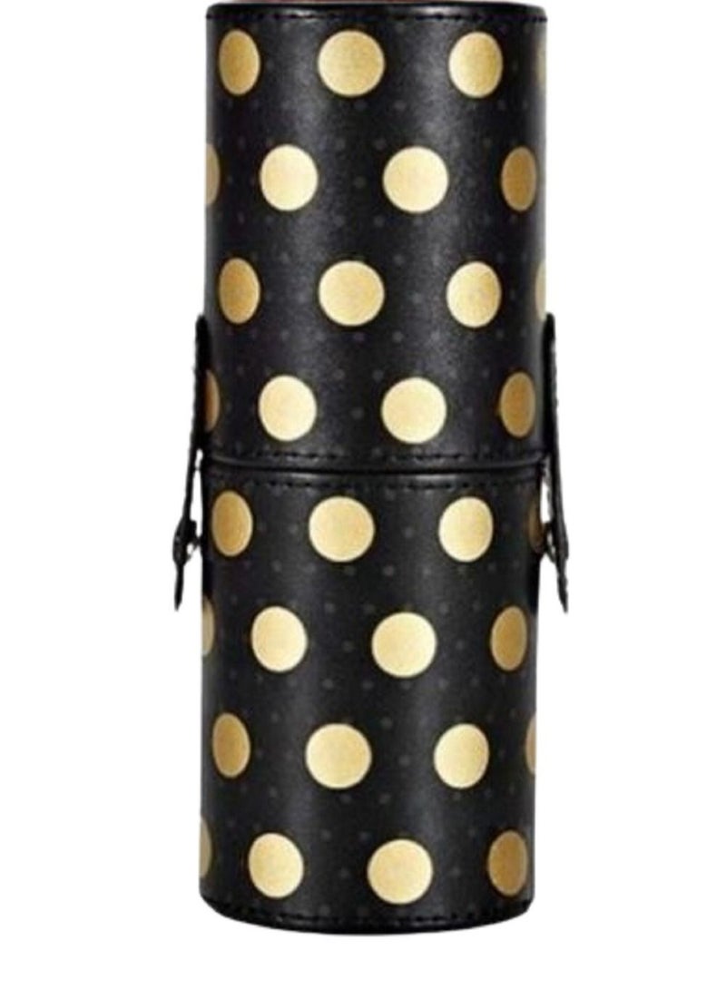 LOVEME Multipurpose Brush Set with Storage Bag Eleven Piece  Black/Gold - Image 1