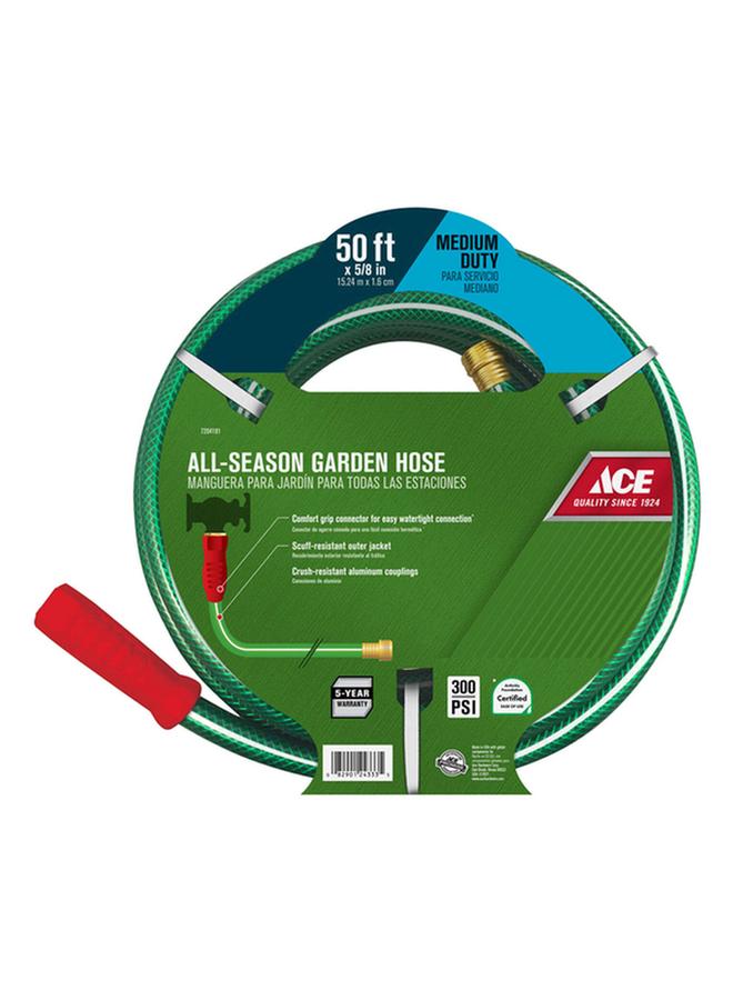 آيس خرطوم حديقة لجميع المواسم باللونين الأخضر والأبيض 50 قدمًا × 5/8 بوصة - Image 3