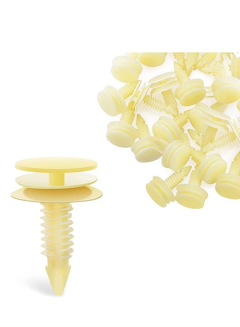 Excefore Door Trim Panel Clips Car Retainers Clips, GM Front Clip Automotive Body Parts Replacement for 10153057 Chevy Buick GMC Jimmy Pontiac Grand Prix 8mm Hole(50Pcs) - Image 1