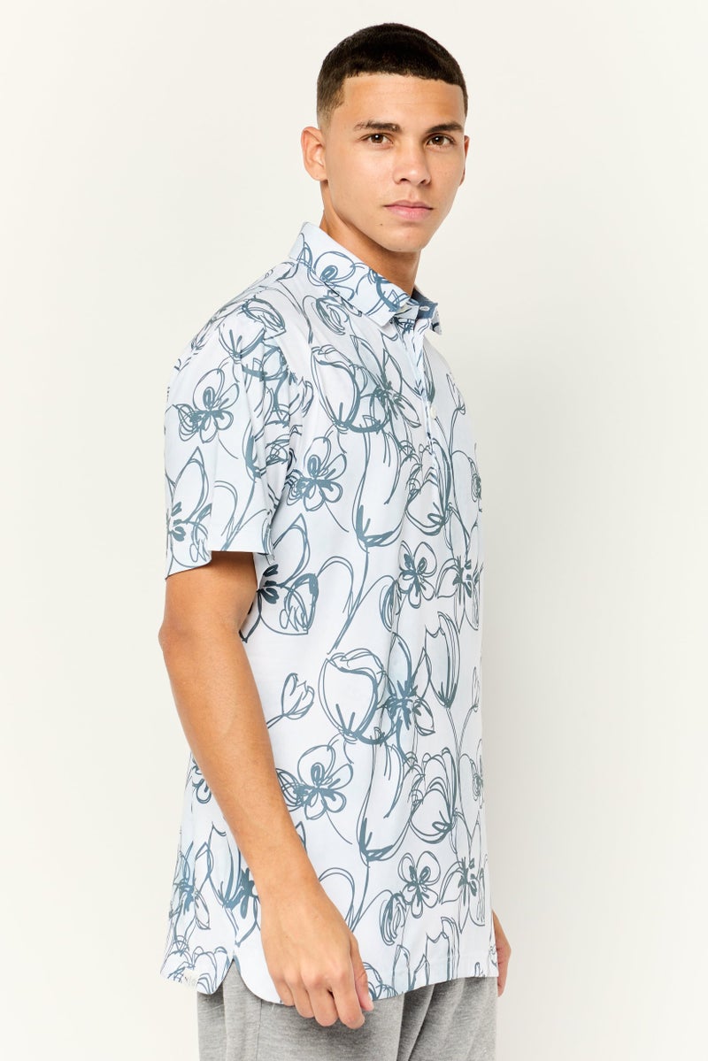 PUMA تي شيرت بولو قصير الأكمام للرجال، ملابس رياضية، في الهواء الطلق، متعدد الألوان - Image 2