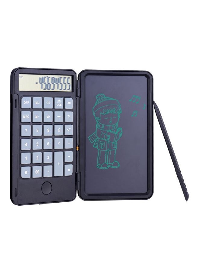 NIBEMINENT Calculator With Drawing Pad Black  - Image 1