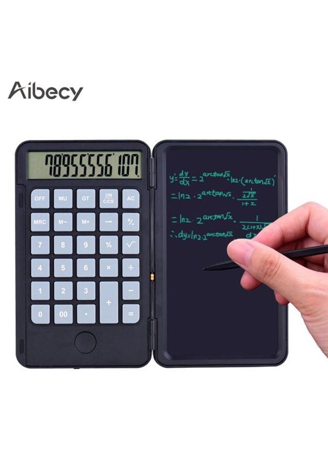 NIBEMINENT Calculator With Drawing Pad Black  - Image 2