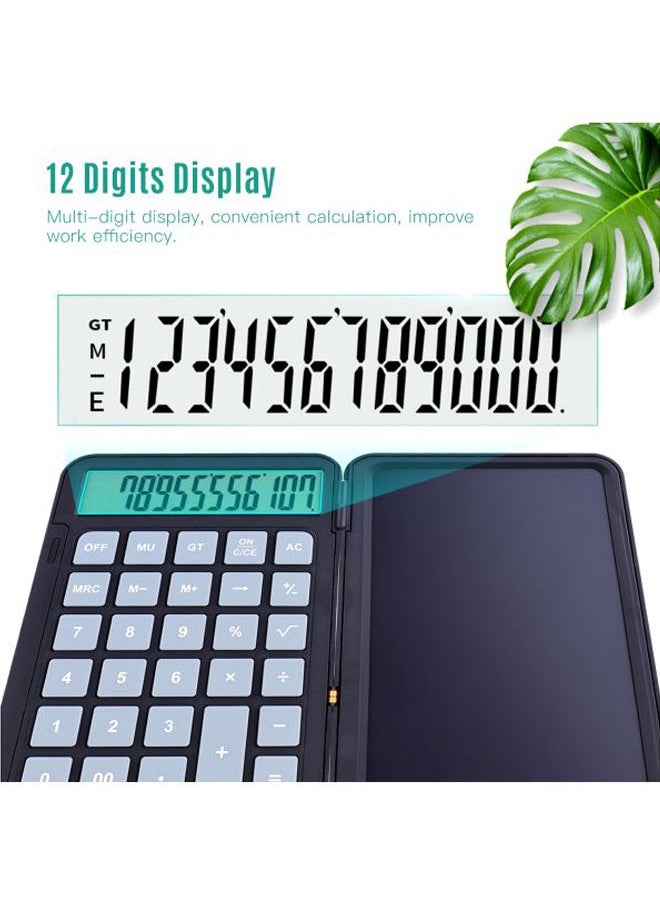 NIBEMINENT Calculator With Drawing Pad Black  - Image 4