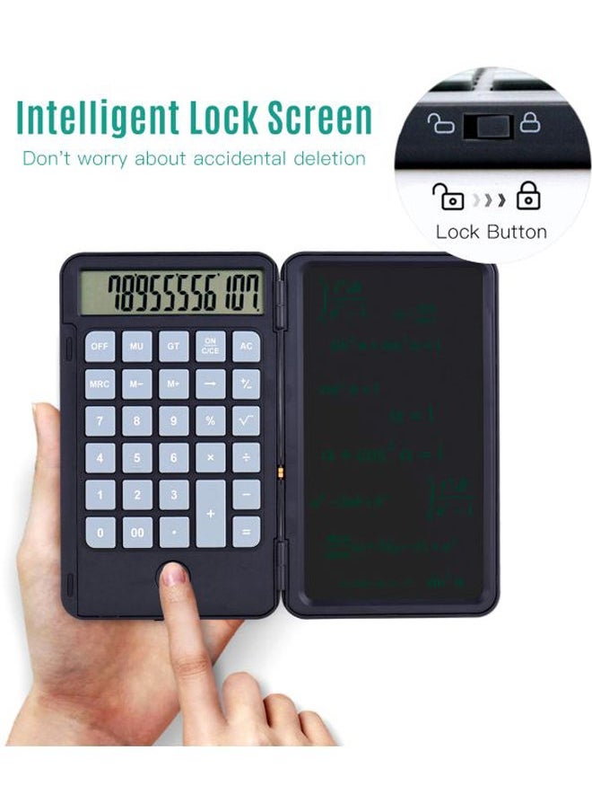 NIBEMINENT Calculator With Drawing Pad Black  - Image 5