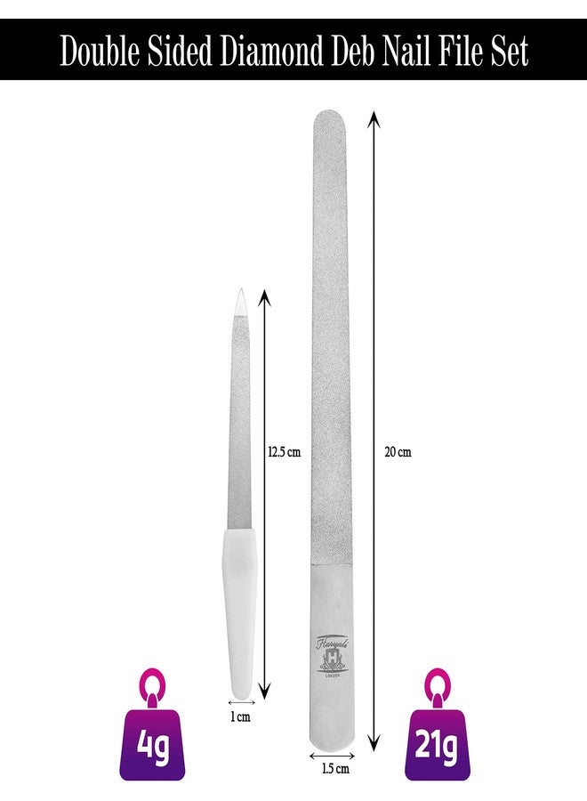 Haryali London New Best Quality Diamond Deb Nail File & Footdresser - Double Sided Diamond Coating - Podiatry Foot care Instruments - 20 cm by Haryali London - Image 3