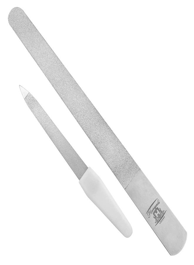 Haryali London New Best Quality Diamond Deb Nail File & Footdresser - Double Sided Diamond Coating - Podiatry Foot care Instruments - 20 cm by Haryali London - Image 1