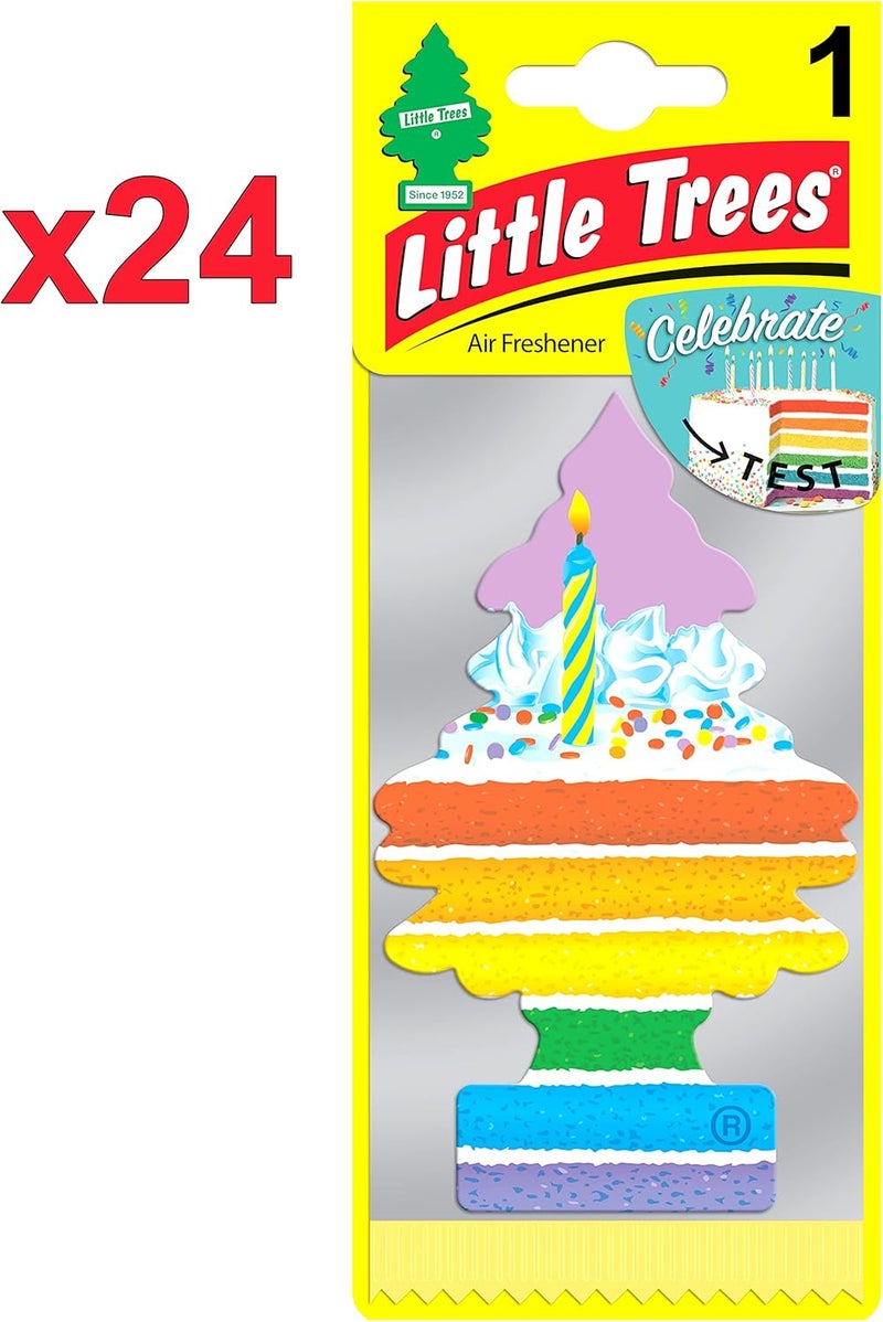 LITTLE TREES Celebrate Fragrance Air Freshener Tree - Triple Pack - Image 2