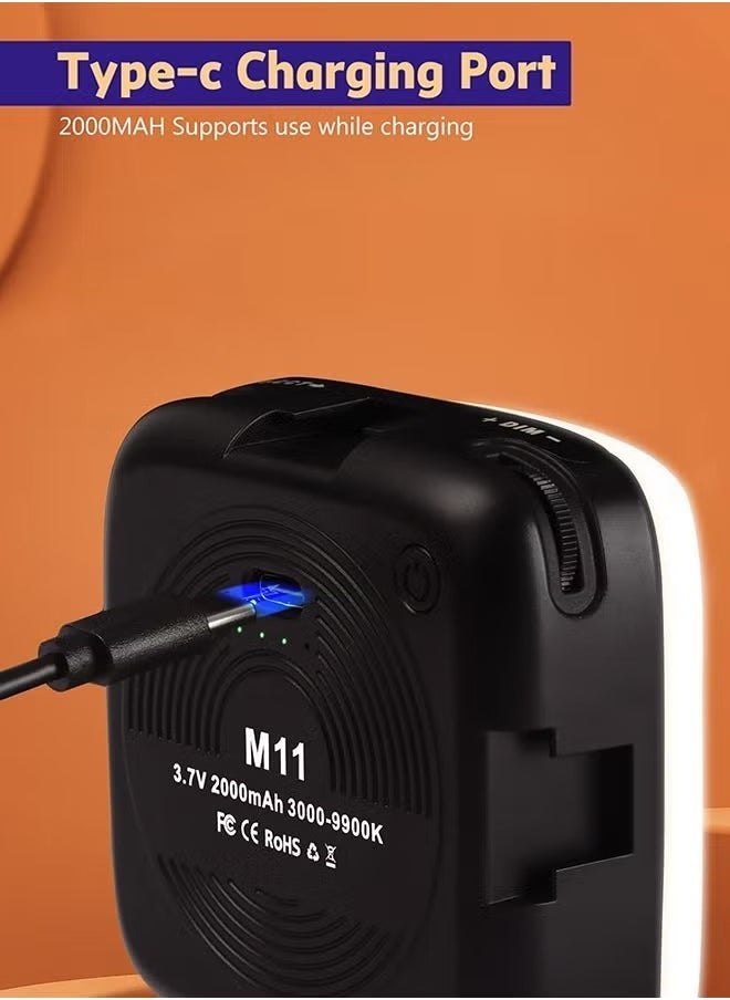 JAJEEK Selfie Light – Phone Light with Front & Back Clip, 3000-9900K Dimmable LED Portable Light, 2000mAh Rechargeable Video Light for Phone Camera, Laptop, TikTok, Makeup & Live Streaming - Image 5