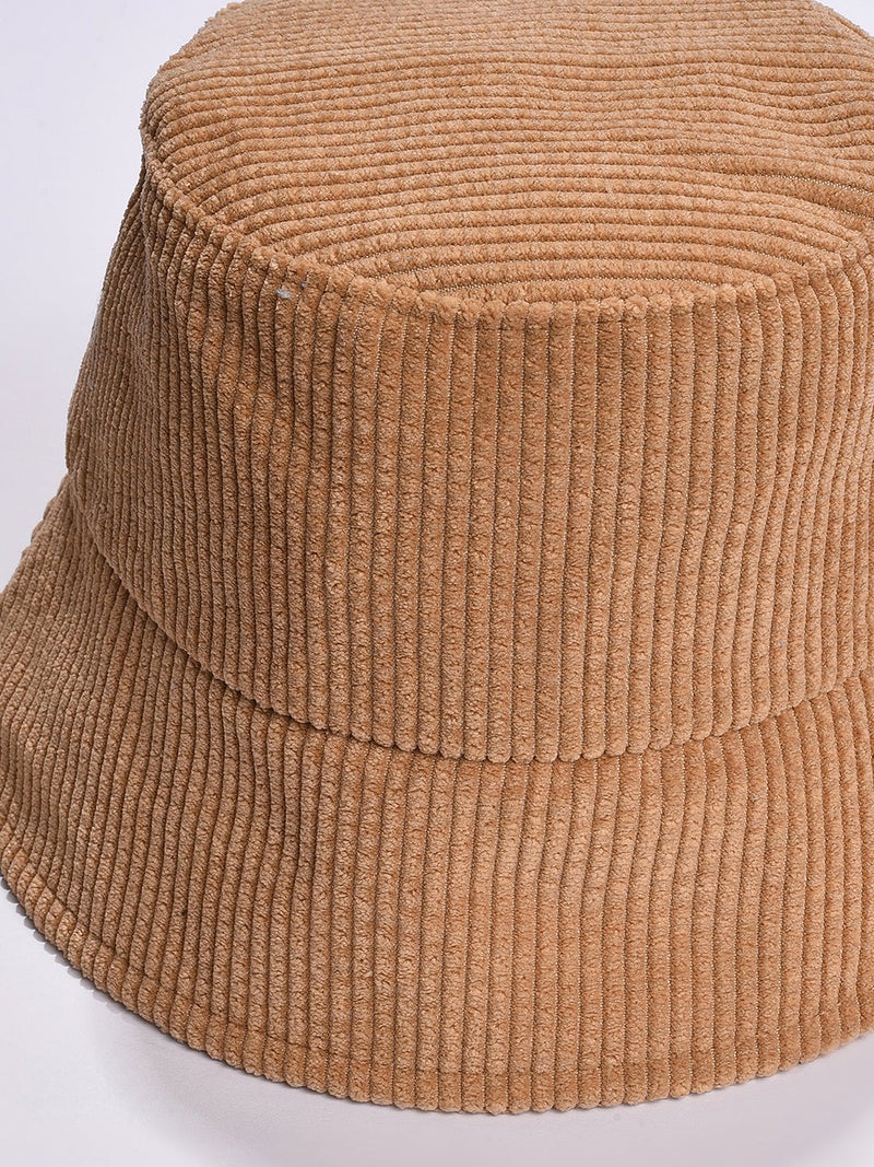 صوص هاوت قبعة دلو كوردروي بيج سادة - Image 5