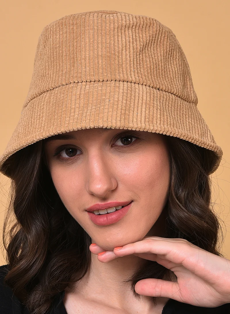 صوص هاوت قبعة دلو كوردروي بيج سادة