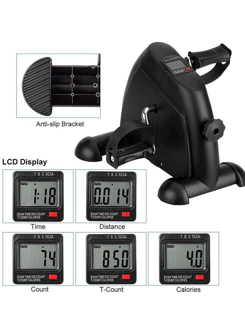 مصغرة دواسة آلة مع عرض الكريستال السائل، قابل للتعديل المقاومة الداخلية دراجة خطوة آلة . - Image 5