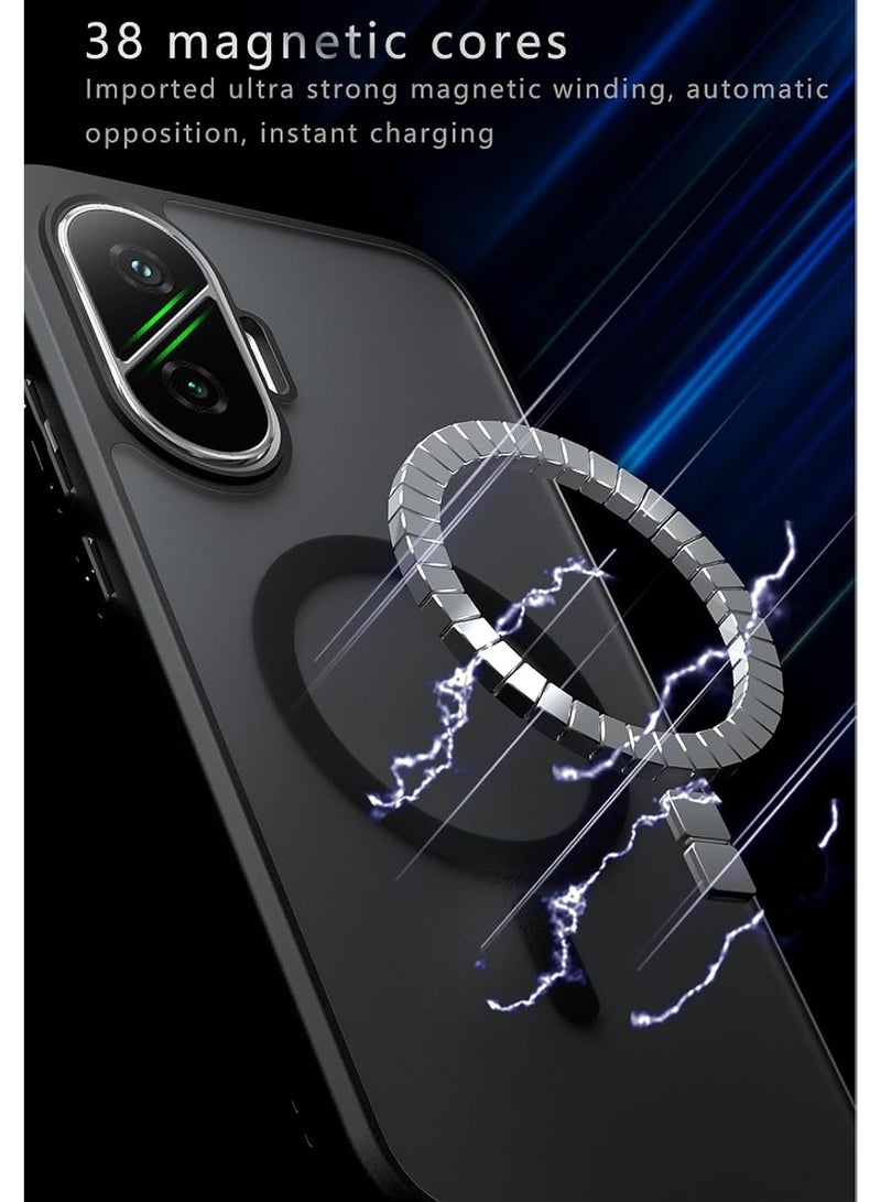 VKL Case Compatible with Xiaomi Poco F7 2025, Compatible with Mag-Safe, Shockproof Military-Grade Protection, Yellowing Resistant, Magnetic Classic Hybrid Case - Image 2
