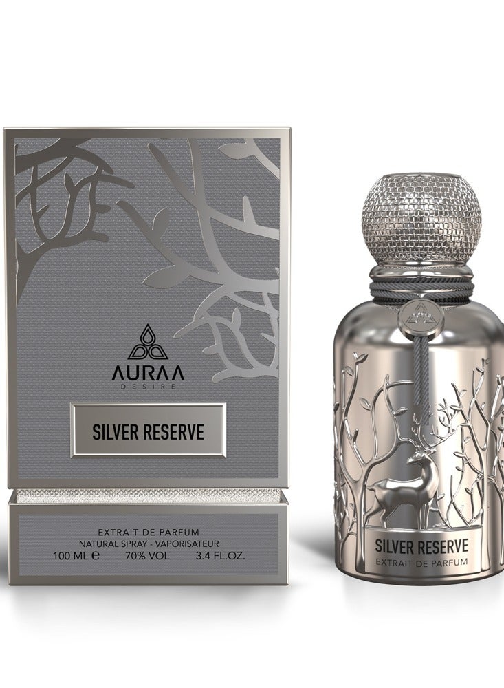 Auraa Desire Silver Reserve Extrait de Parfum 100 ml - Image 2