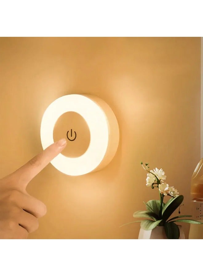 YelaJoy 2 PCS Rechargeable LED Night Light, 3 Lighting Modes, Touch Control, Magnetic Base, Wireless Stick on Lighting for Wall, Portable, Dimmable, Energy Saving,  Ideal for Bedroom, Closet, Kitchen - Image 1