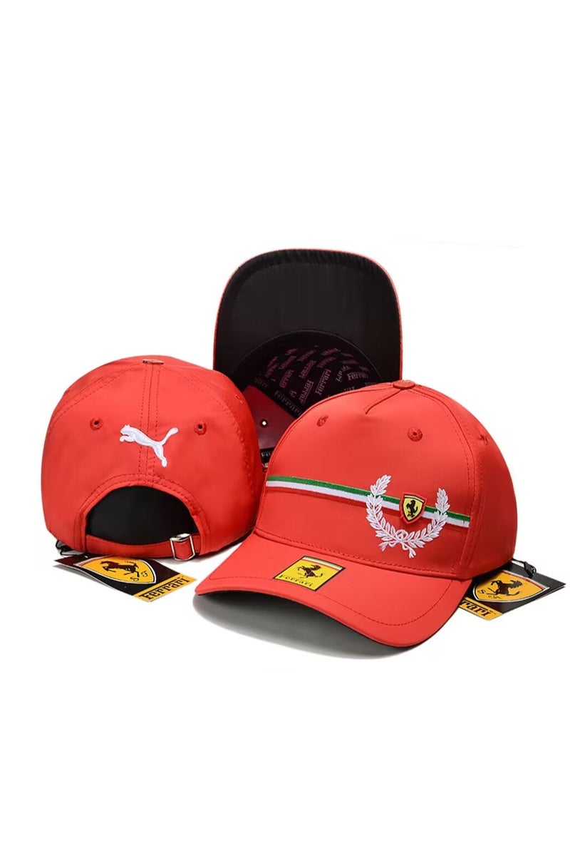 فيراري x Puma Racing Cap: Iconic Red, Co - branded Style