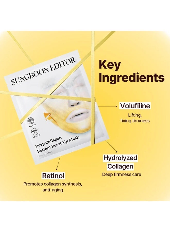 SUNGBOON EDITOR Deep Collagen Retinol Tension Boost Up Mask 25g - Image 2