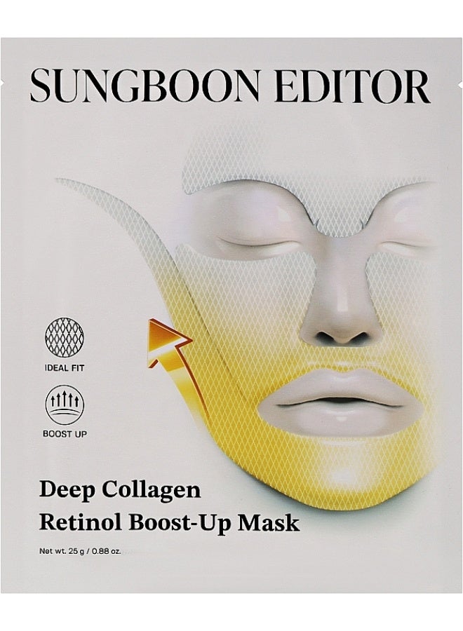 SUNGBOON EDITOR Deep Collagen Retinol Tension Boost Up Mask 25g - Image 1