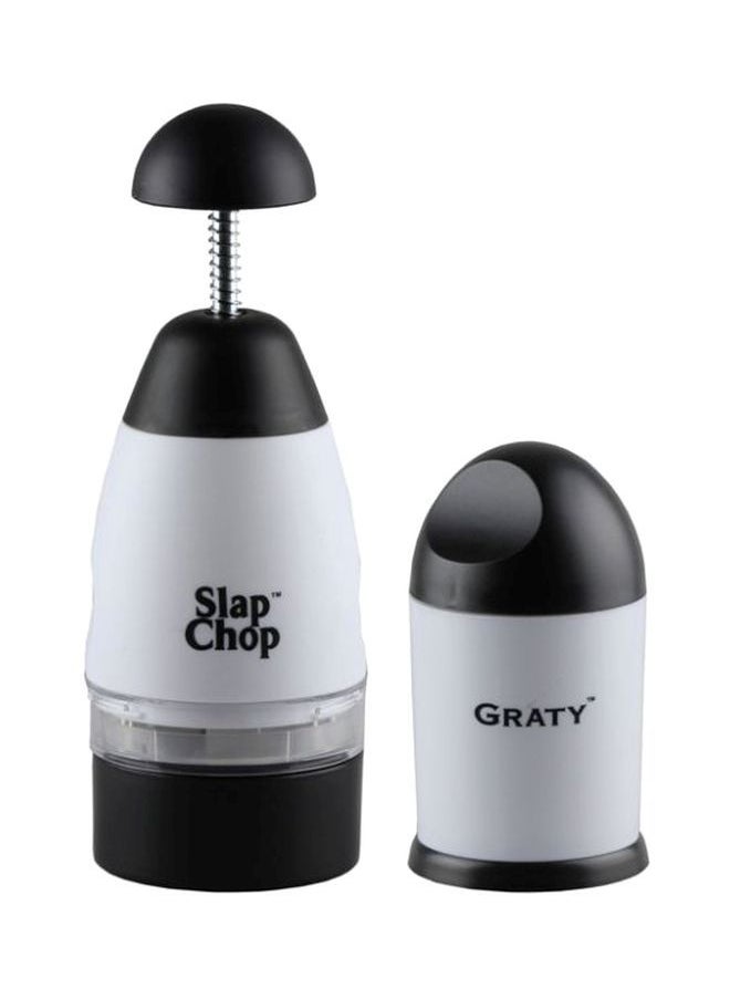 NIBEMINENT Slap Chop Vegetable Cutter Grey/Black 