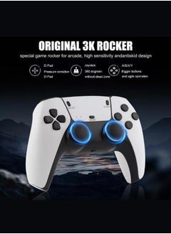 Plynox Wireless Retro Game Console, Plug and Play Video Game Stick, Dual 2.4G Wireless Video Game Consoles 4K HDMI Output Support up to 129GB(White)  - Image 3