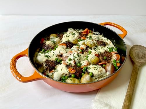 Le Creuset Signature Cast Iron Everyday Pan, 11", Shallot - Image 4