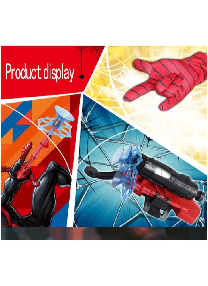 Generic - Spiderman Web Shooter for Kids, Super Hero Launcher Gloves, Spider Man Wrist Launcher, Educational Toys, Spiderman Costume Cosplay Hero Gift - Image 1