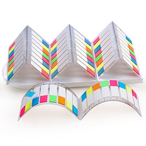 Golcellia 1280 Pieces, Transparent Sticky Notes, Page Markers, Book Tabs, Sticky Note Tabs, Sticky Tabs, Page Tabs, Label Stickers, Pop Up Index Tabs, Tabs Flags Stickers, Index Tabs Flags - Image 1
