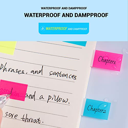 Golcellia 1280 Pieces, Transparent Sticky Notes, Page Markers, Book Tabs, Sticky Note Tabs, Sticky Tabs, Page Tabs, Label Stickers, Pop Up Index Tabs, Tabs Flags Stickers, Index Tabs Flags - Image 4