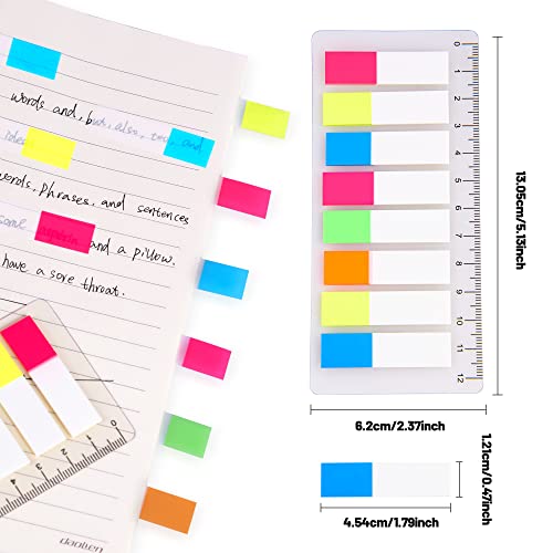 Golcellia 1280 Pieces, Transparent Sticky Notes, Page Markers, Book Tabs, Sticky Note Tabs, Sticky Tabs, Page Tabs, Label Stickers, Pop Up Index Tabs, Tabs Flags Stickers, Index Tabs Flags - Image 2