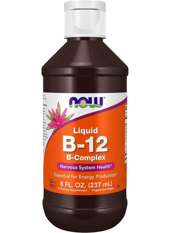 Now Foods B-12 B-Complex Liquid Dietary Supplement - Image 1