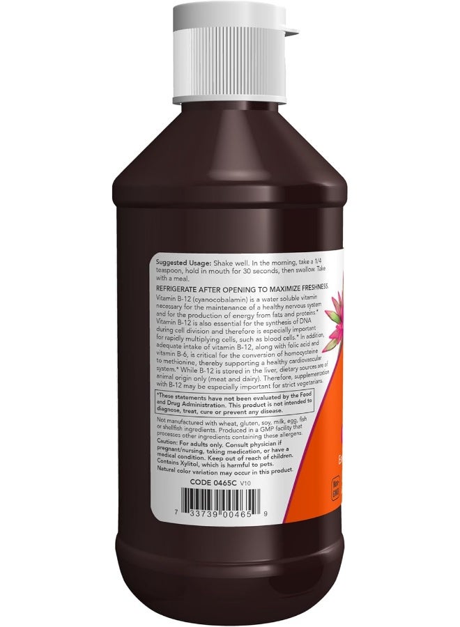 Now Foods B-12 B-Complex Liquid Dietary Supplement - Image 3