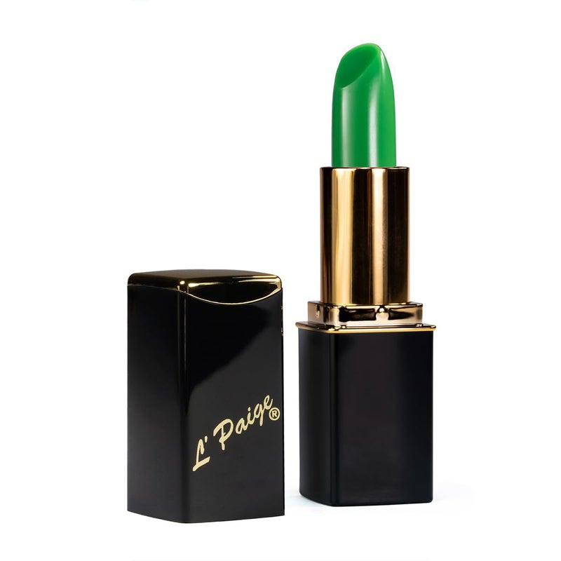 LPaige LGR GREEN ColorChanging Lipstick AloeVera Based LongLasting Moisturizing Bold PinkFuchsia with a Bright Satin Finish