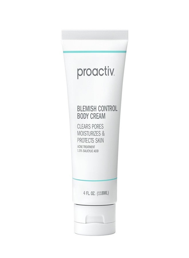 Proactiv Blemish Control Body Cream - Exfoliating Salicylic Acid Clears Breakouts. Formulated for Acne-prone Skin, 4 fl oz - Image 1