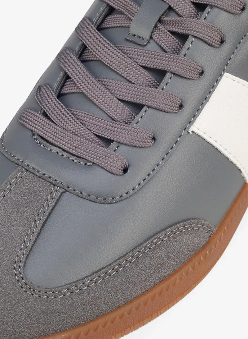 LBL by Shoexpress GREY Men Lace-Up Ankle Sneakers for Men | Best Price UAE