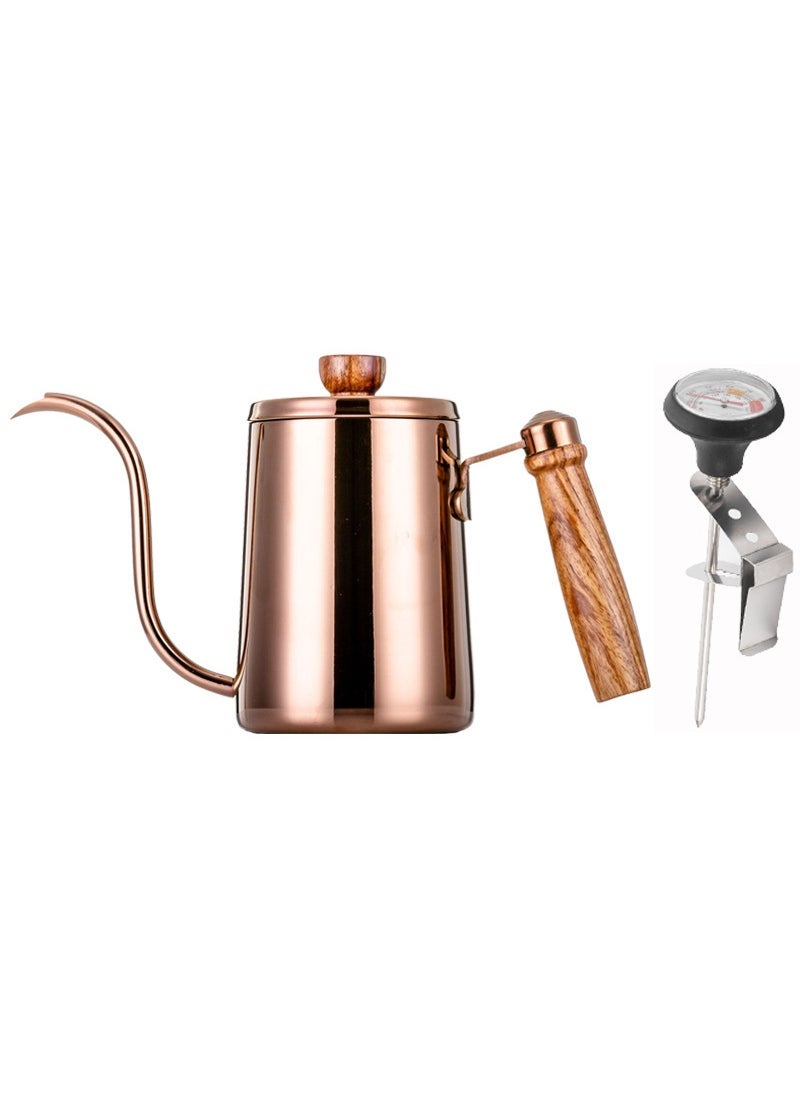 Wooden handle hand coffee pot 304 stainless steel long mouth fine mouth pot Teflon ear hanging household pot 600ml 350 ml White - pzsku/Z4364EA2CAFBA876ACCD4Z/45/_/1734174086/790eaff1-b93f-4efa-b8e8-28e036aef892