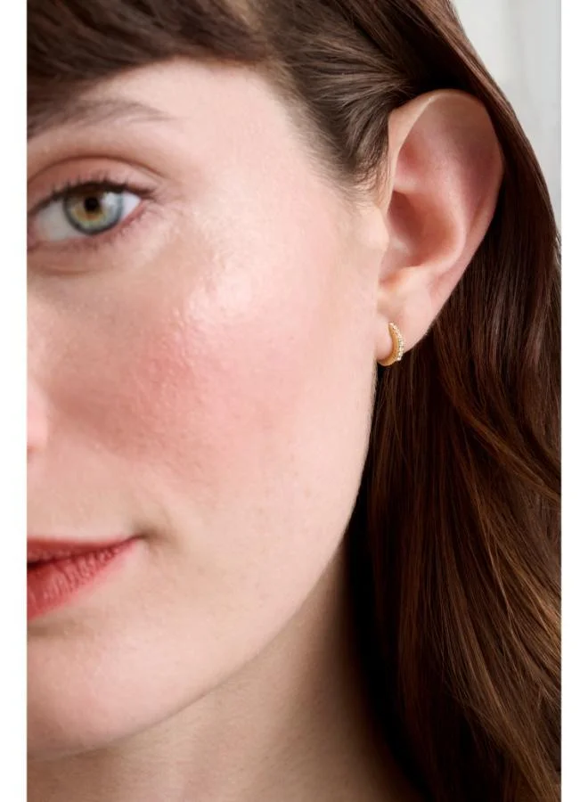 تيد بيكر HETTIE: Crystal Hoop Earrings