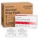 McKesson Alcohol Prep Pads 4000 Count  Sterile Individually Wrapped Wipes 70 Isopropyl Alcohol Medium Size 2Ply Medical Grade First Aid 20 Boxes - Image 2