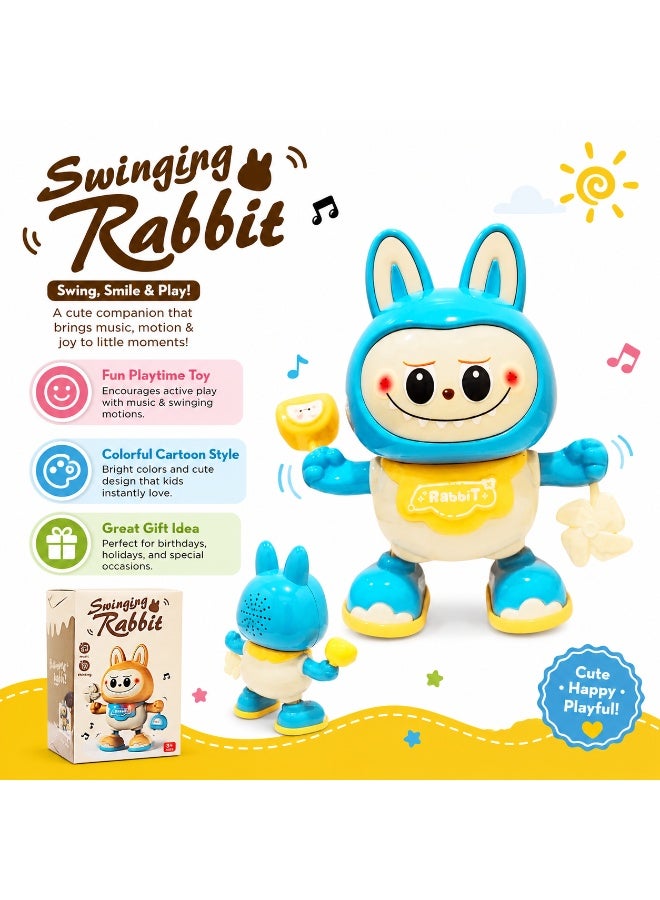 rabbit Dancing Rabbit Toy for Babies and Toddlers, Electric Bunny Toy with Music and Lights, Ideal Crawling and Motor Skills Development, Safe and Durable Playtime Companion - Image 3