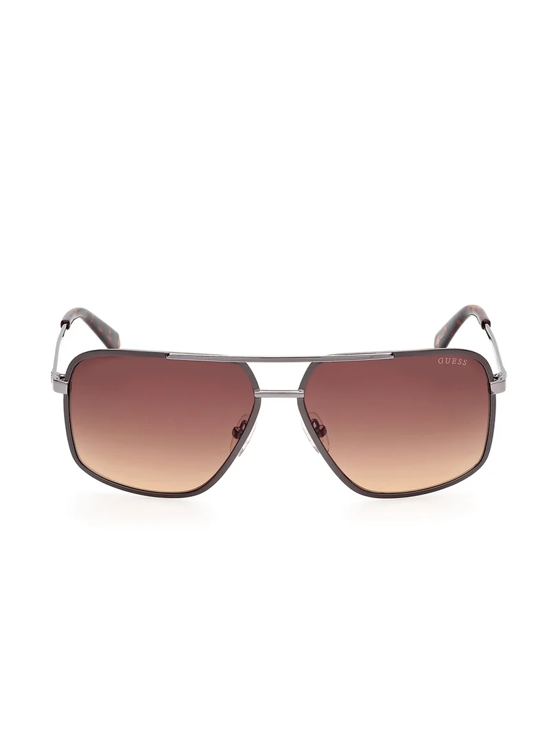 جس Metal Shaped Sunglasses