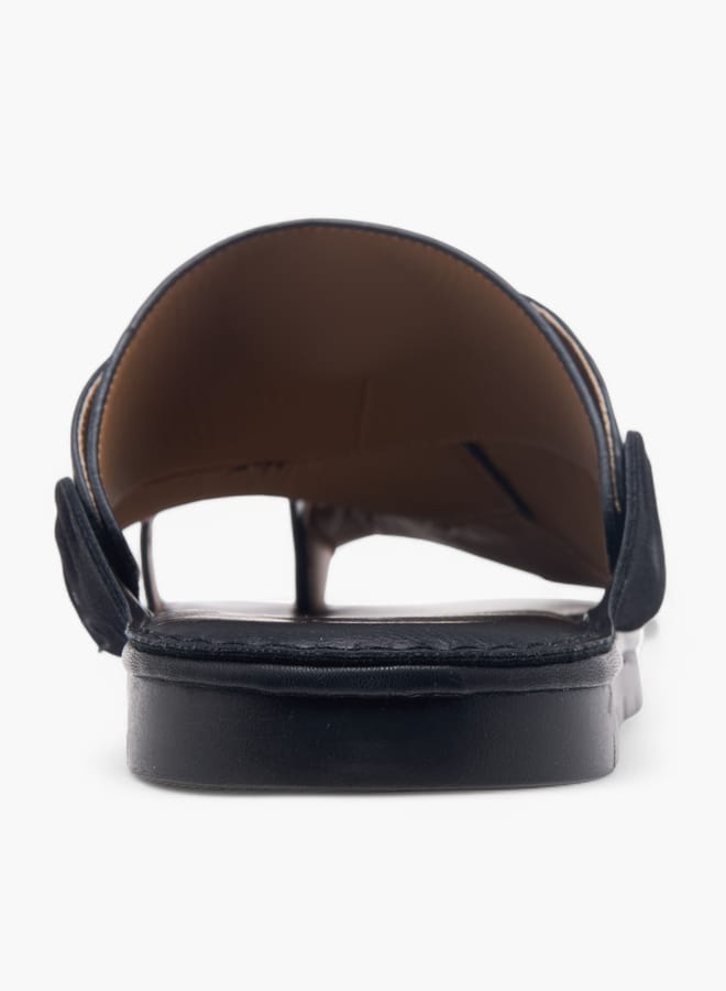 الواحة صنادل عربية رجالية بنسيج منزلق - Image 4